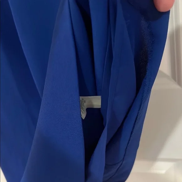 NWT- Vince Camuto Blue Cold Shoulder Dress - Picture 7 of 7